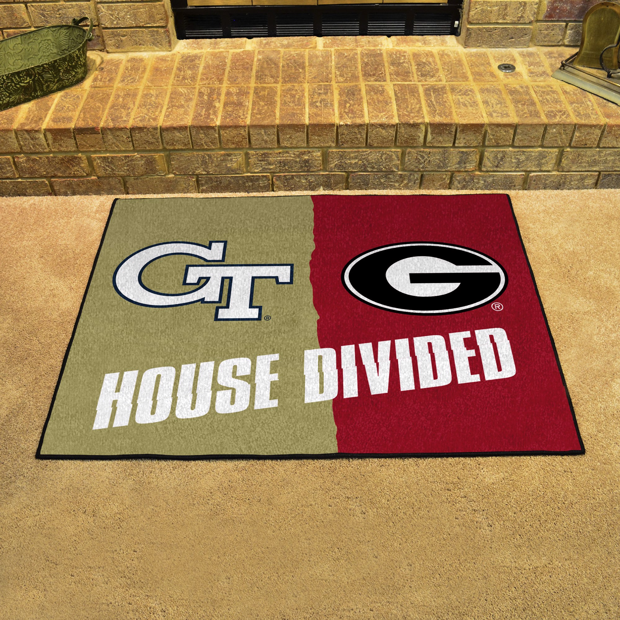 Fanmats House Divided Georgia Tech Georgia House Divided House