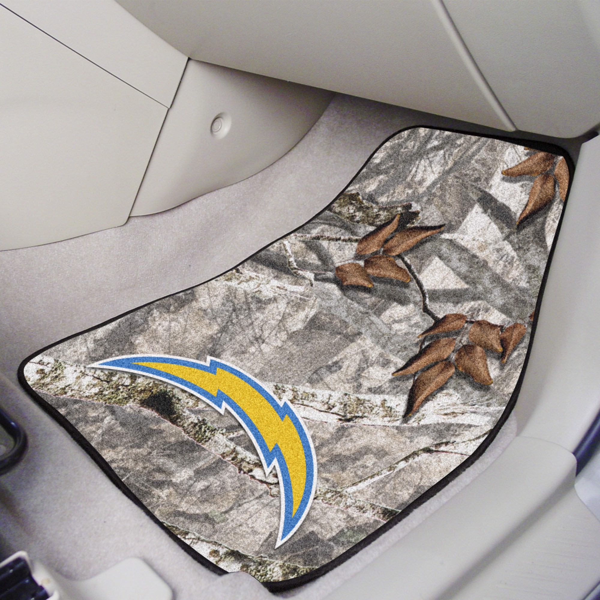 Fanmats Los Angeles Chargers Pc Carpet Car Mat Set