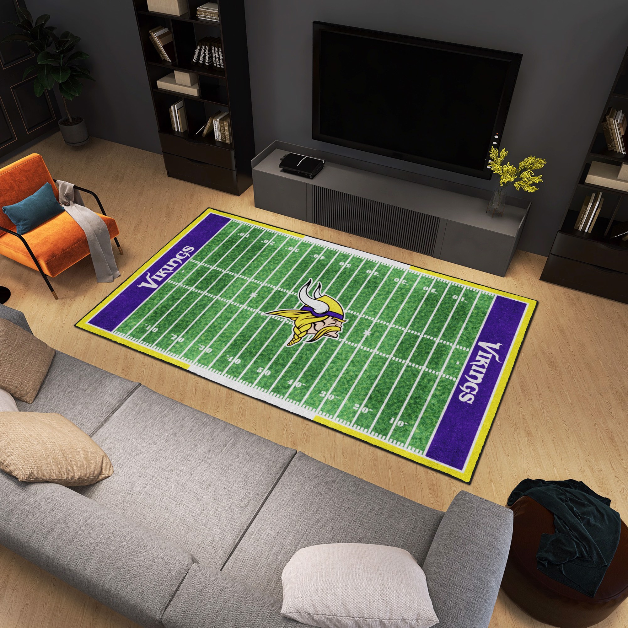 Fanmats Minnesota Vikings 6X10 Plush Rug