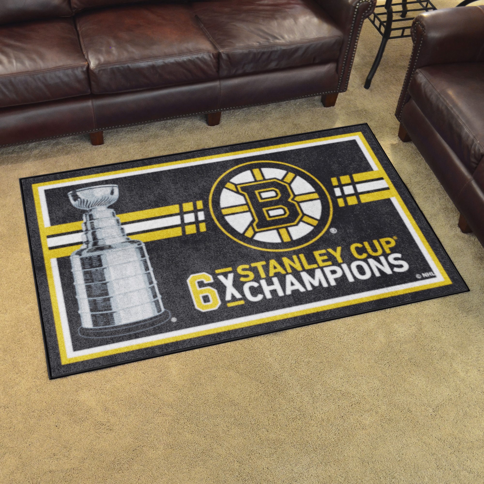 Fanmats Boston Bruins Dynasty X Rug