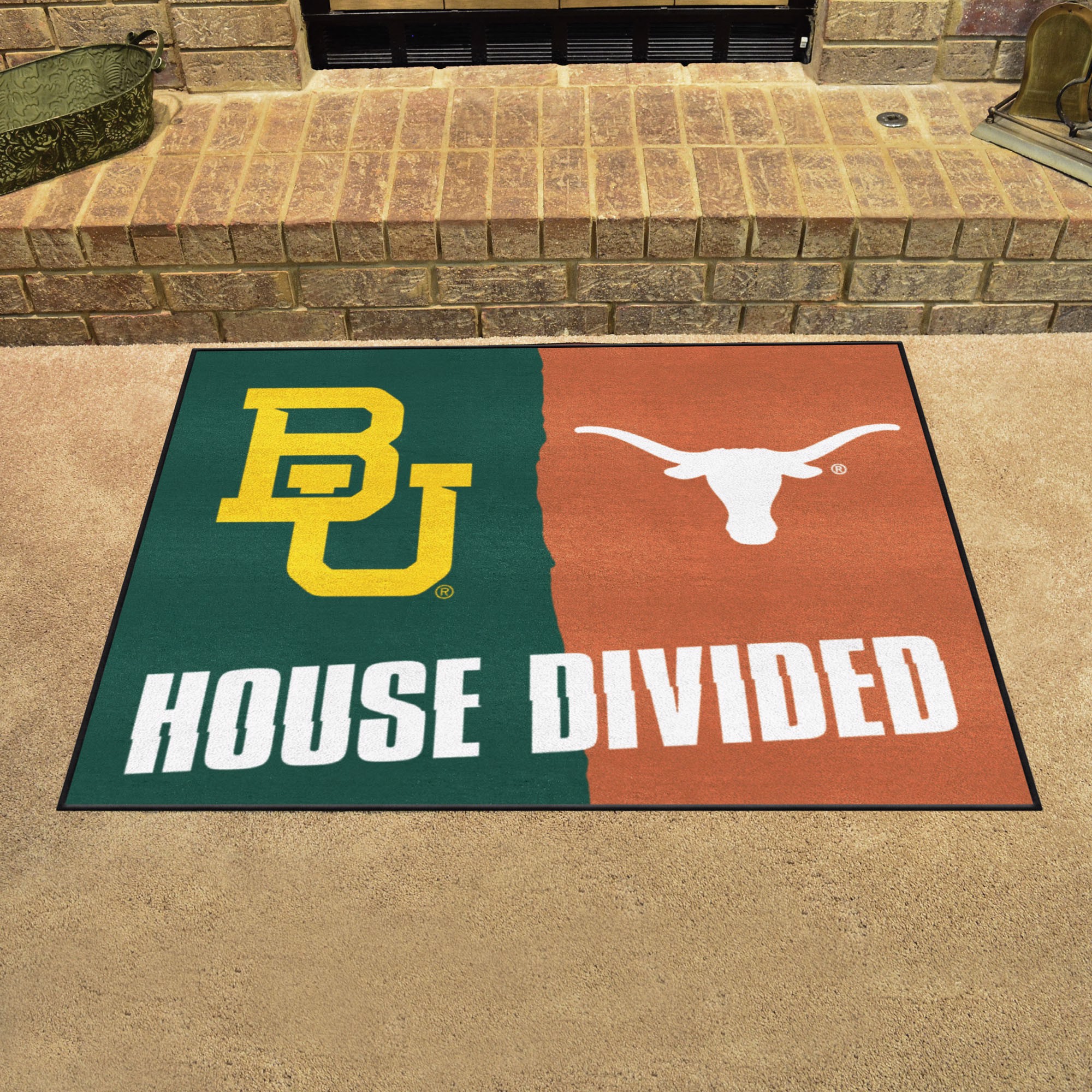 Fanmats House Divided Baylor Texas House Divided House Divided Mat