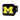 University of Michigan Color on Black Hitch Cover