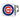 MLB - Chicago Cubs Color on Chrome Hitch Cover