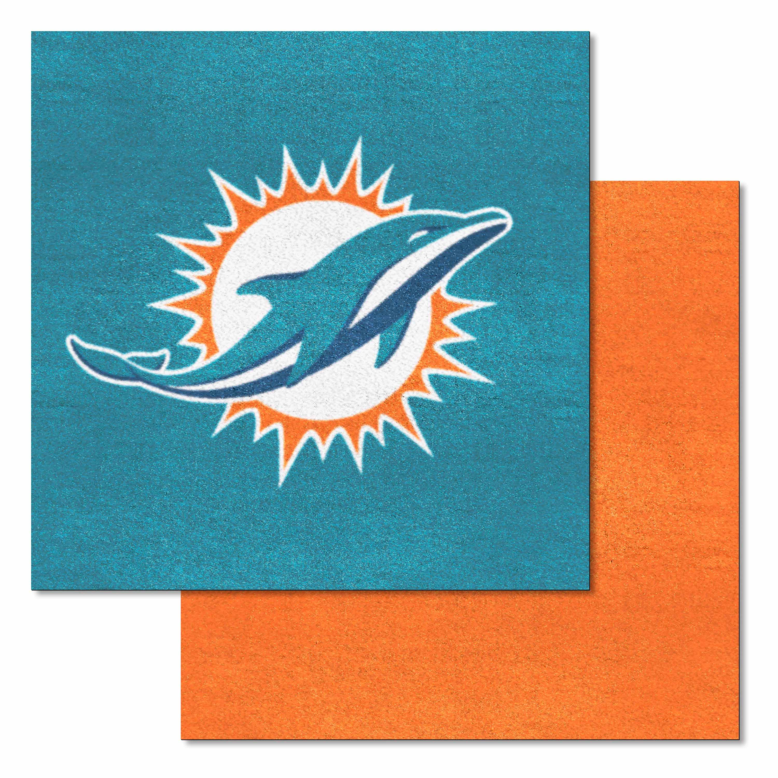 【rug】Dolphins NFL タペストリーラグマット ドルフィンズ NFL Spirit Miami Dolphins Area Rug - Carpetmart.com - Carpet