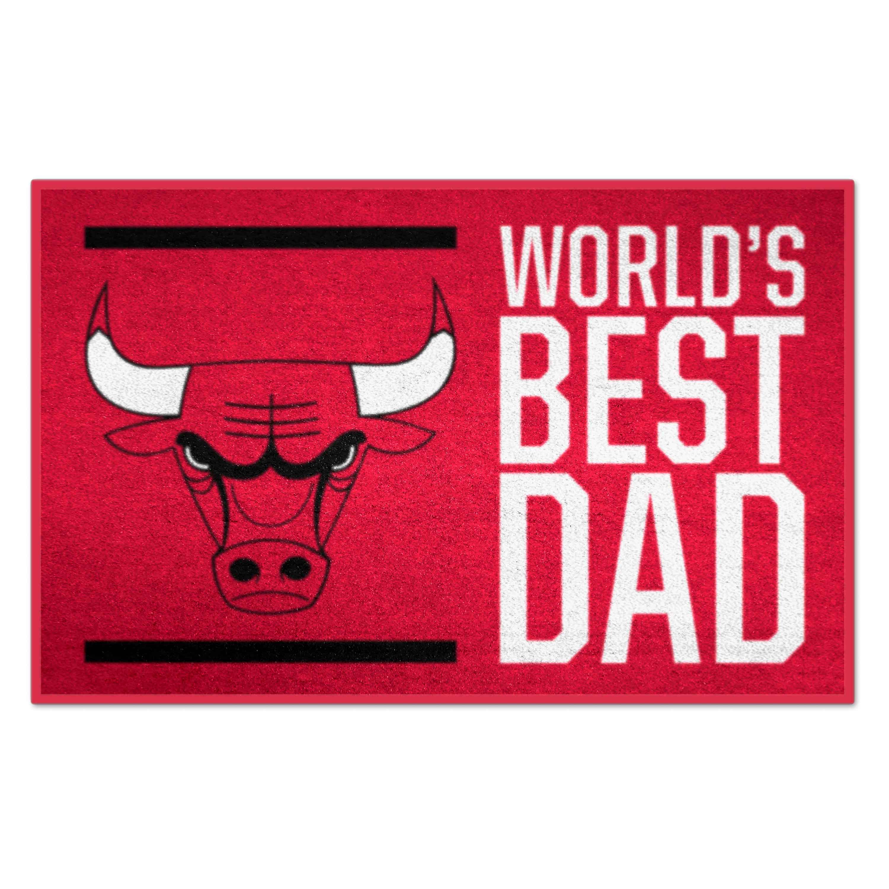 fanmats NBA - Chicago Bulls Starter Mat - World's Best Dad