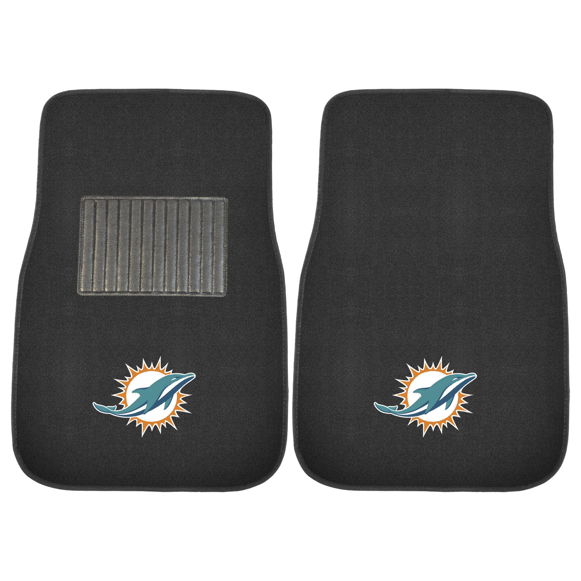 Fanmats Miami Dolphins Embroidered Car Mat Set