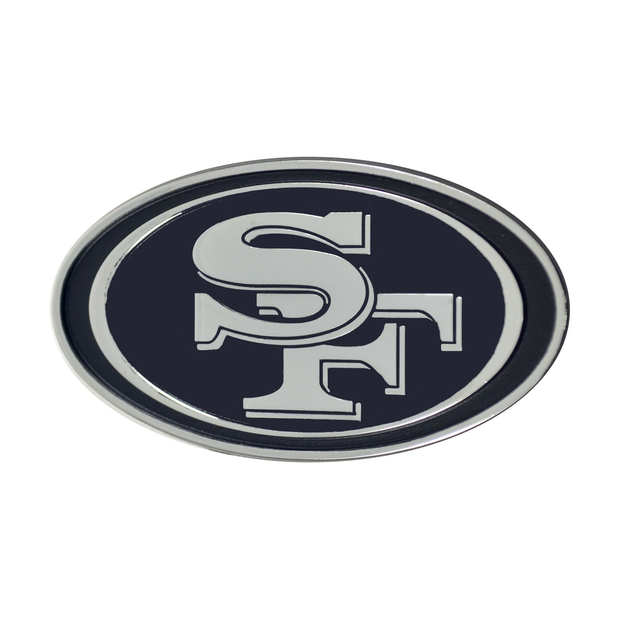 Fanmats | San Francisco 49ers Emblem - Chrome