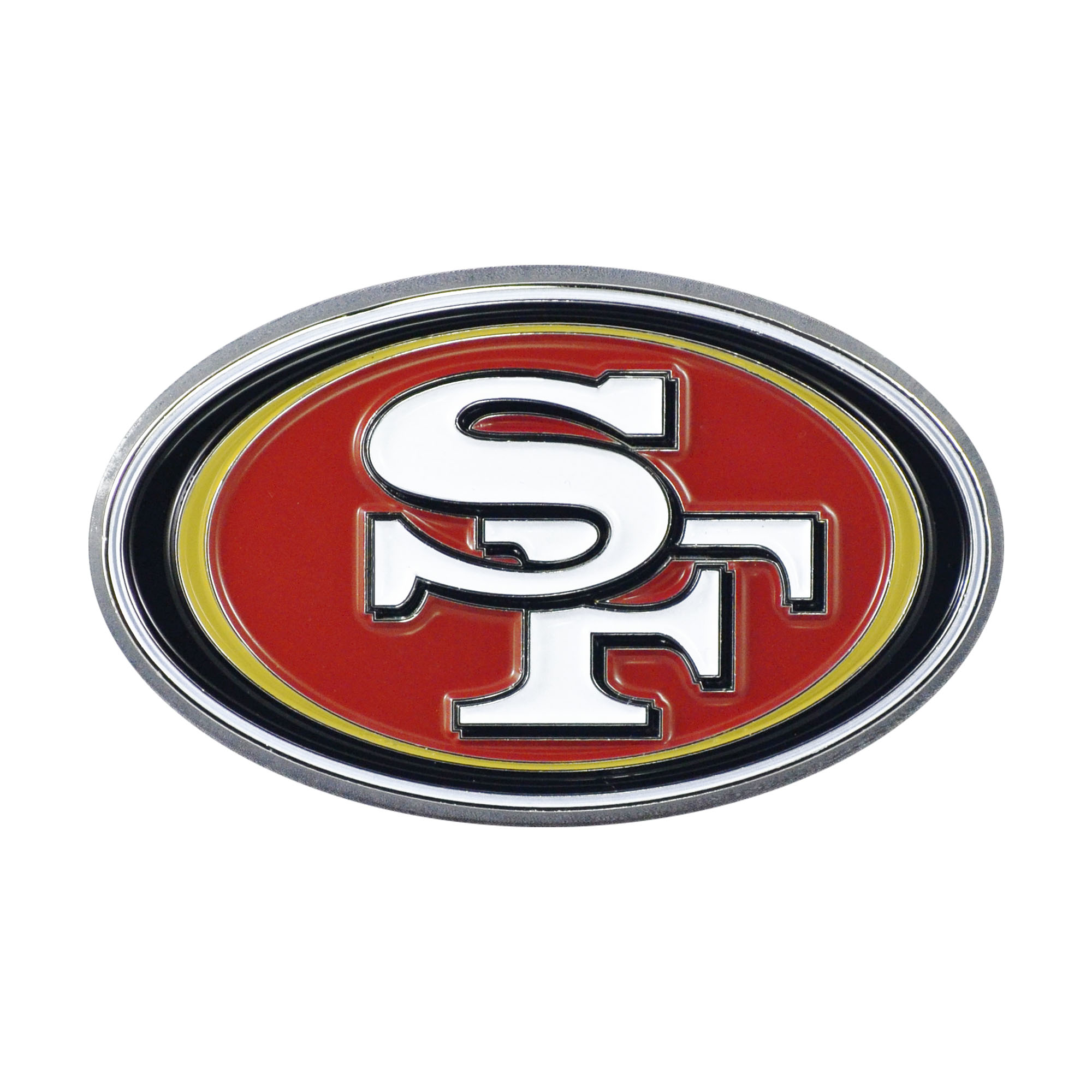 Fanmats | San Francisco 49ers Emblem - Chrome