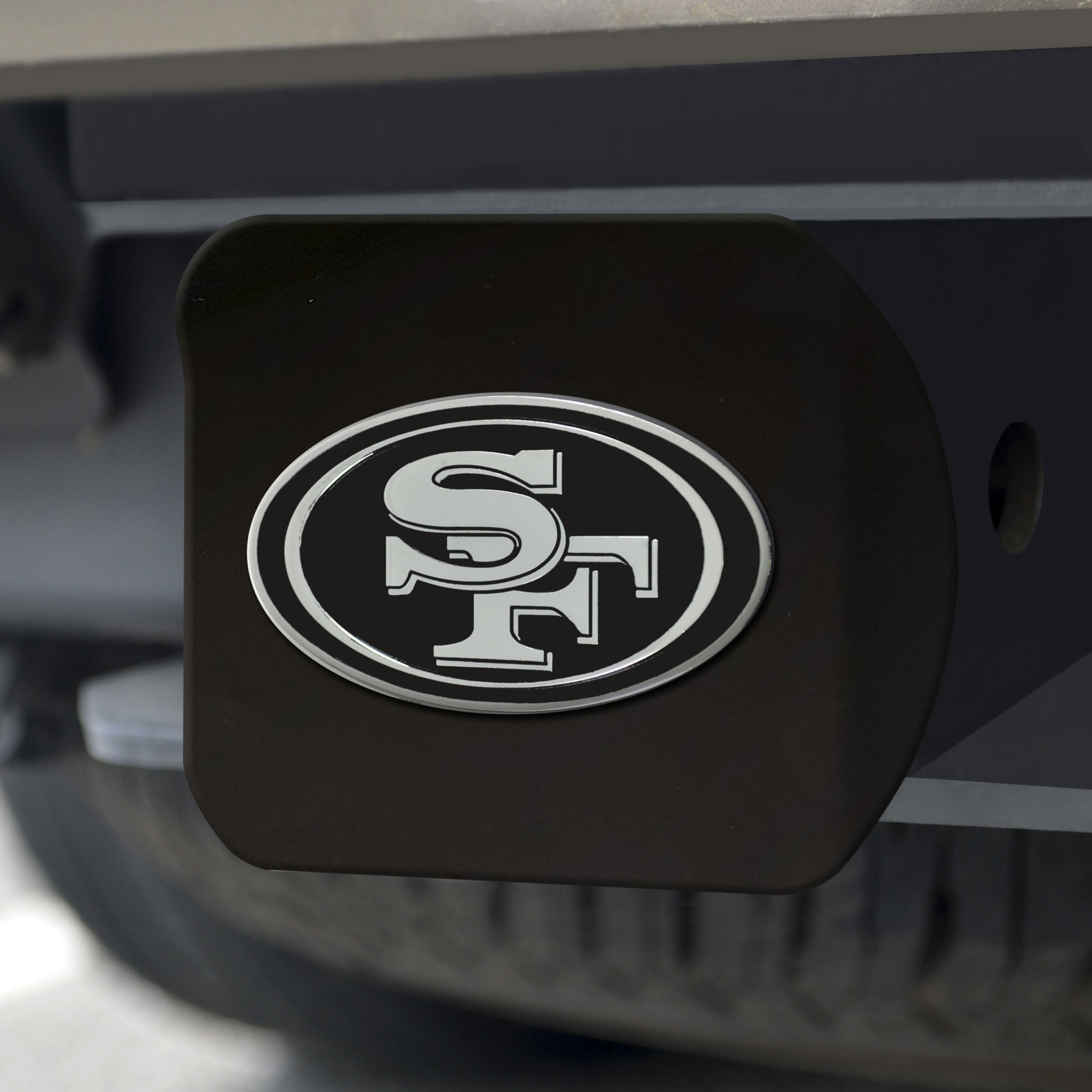 San Francisco 49ers Hitch Cover - Black