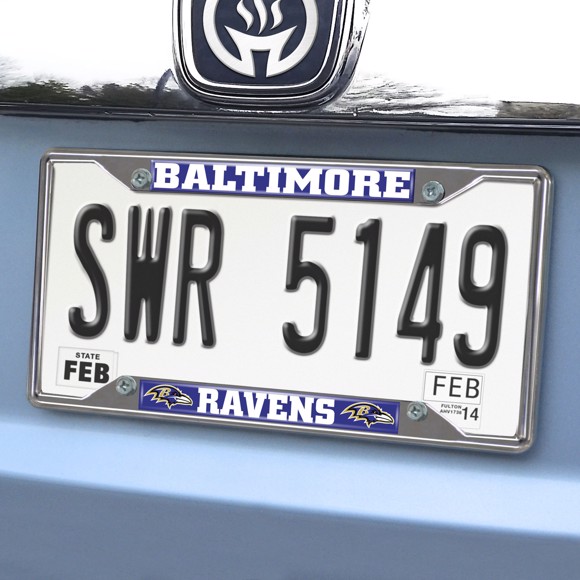 Picture of Baltimore Ravens License Plate Frame 