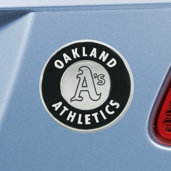 FANMATS Oakland Athletics MLB Chrome Emblem Metal Emblem at