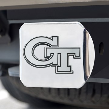 Picture of Georgia Tech Yellow Jackets Hitch Cover - Chrome