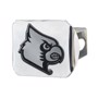 Picture of Louisville Cardinals Hitch Cover - Chrome