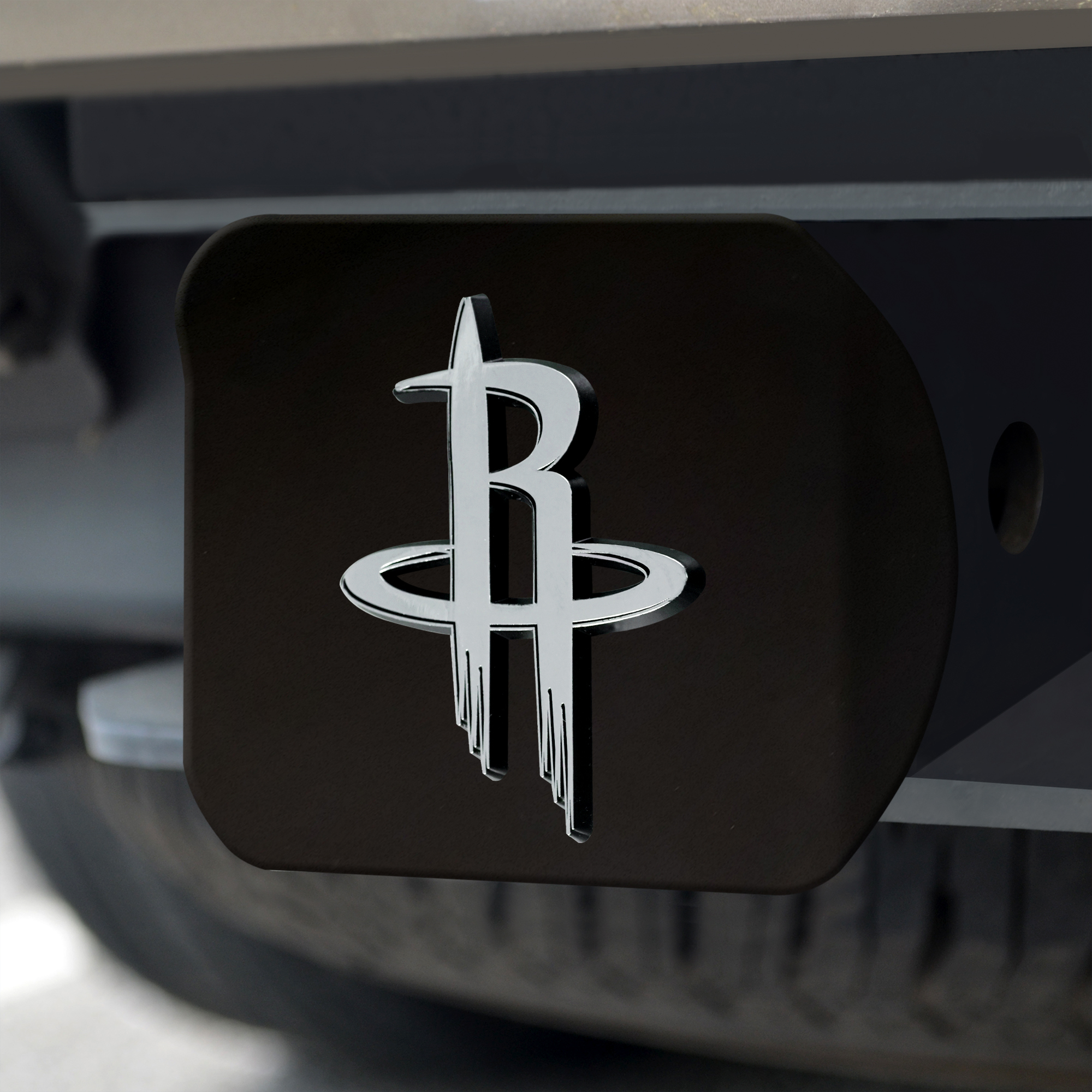  FANMATS Houston Rockets Black Metal Hitch Cover with