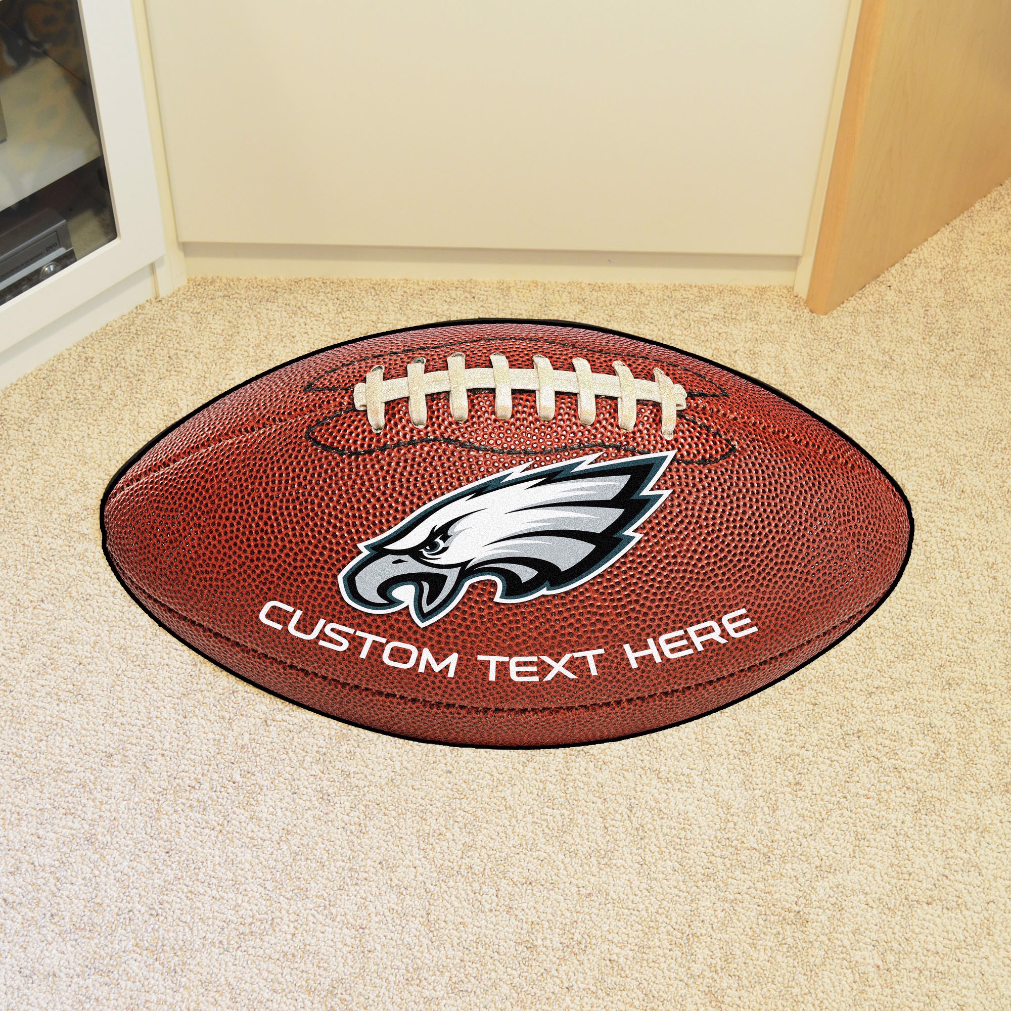 Officially Licensed NFL Philadelphia Eagles Vintage Logo Football Rug