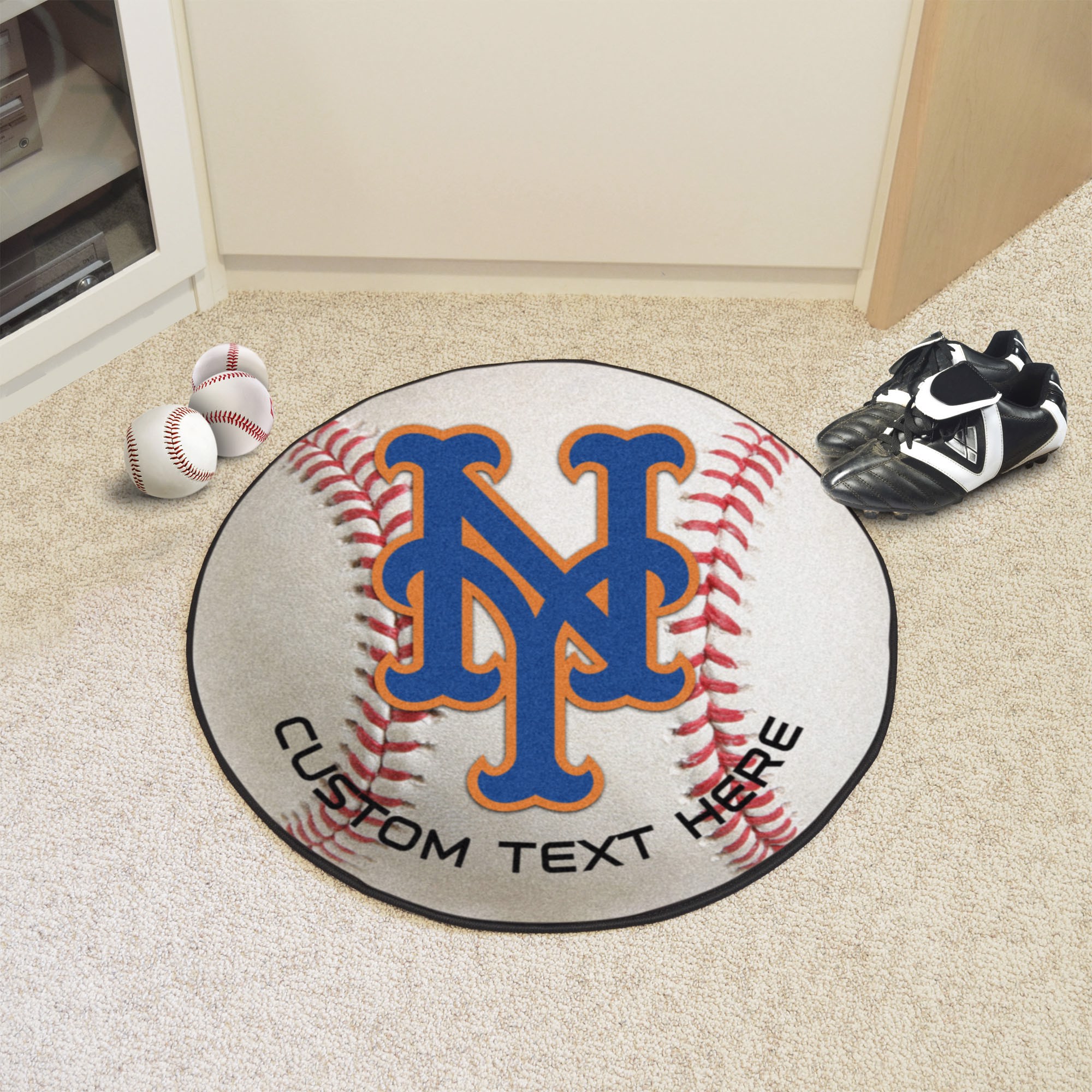 Fanmats New York Mets Baseball Mat - Retro Collection