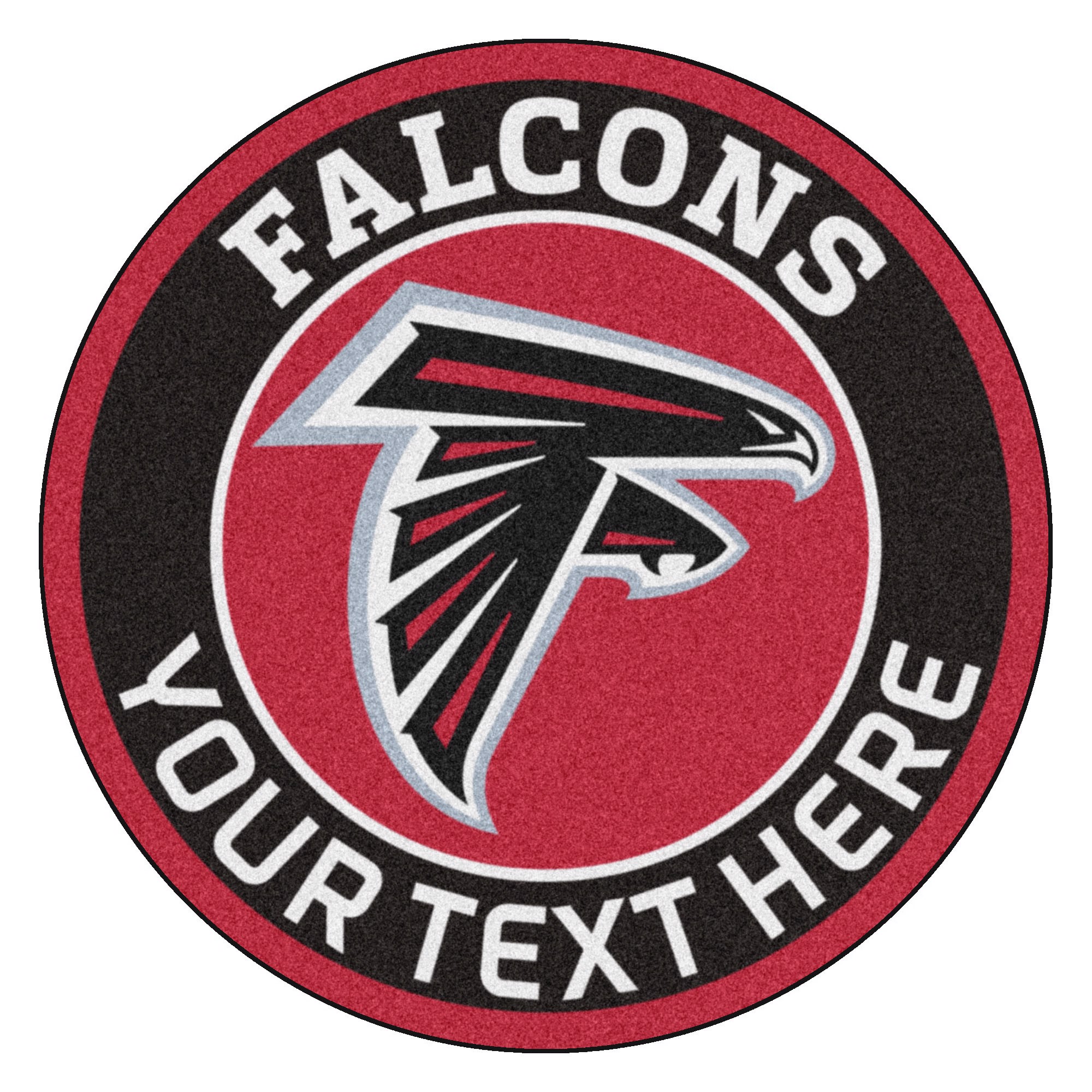 Fanmats | Atlanta Falcons Personalized Roundel Mat Rug