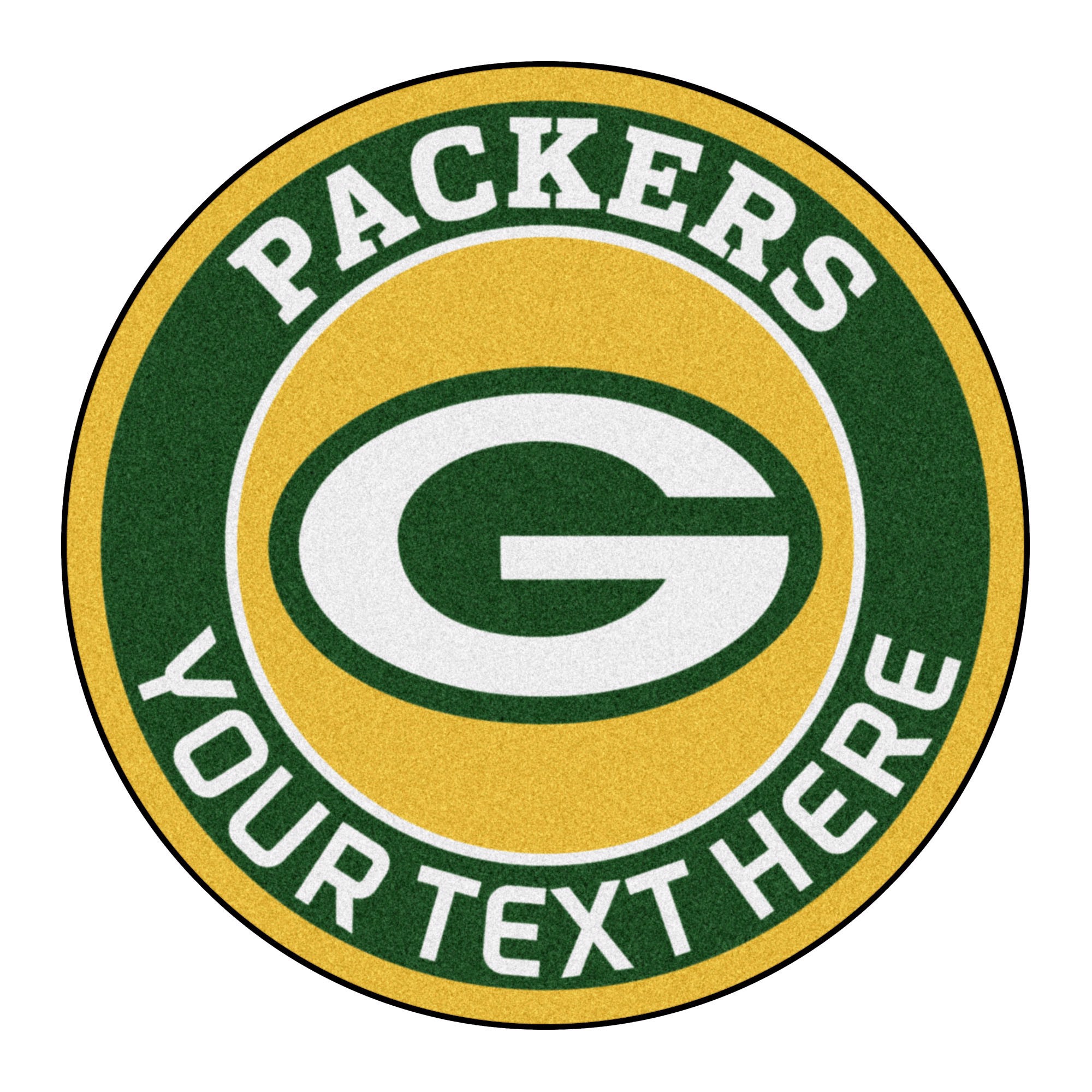 Fanmats | Green Bay Packers Personalized Roundel Mat