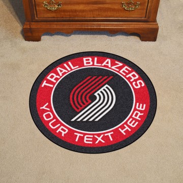 Picture of Portland Trail Blazers Personalized Roundel Mat