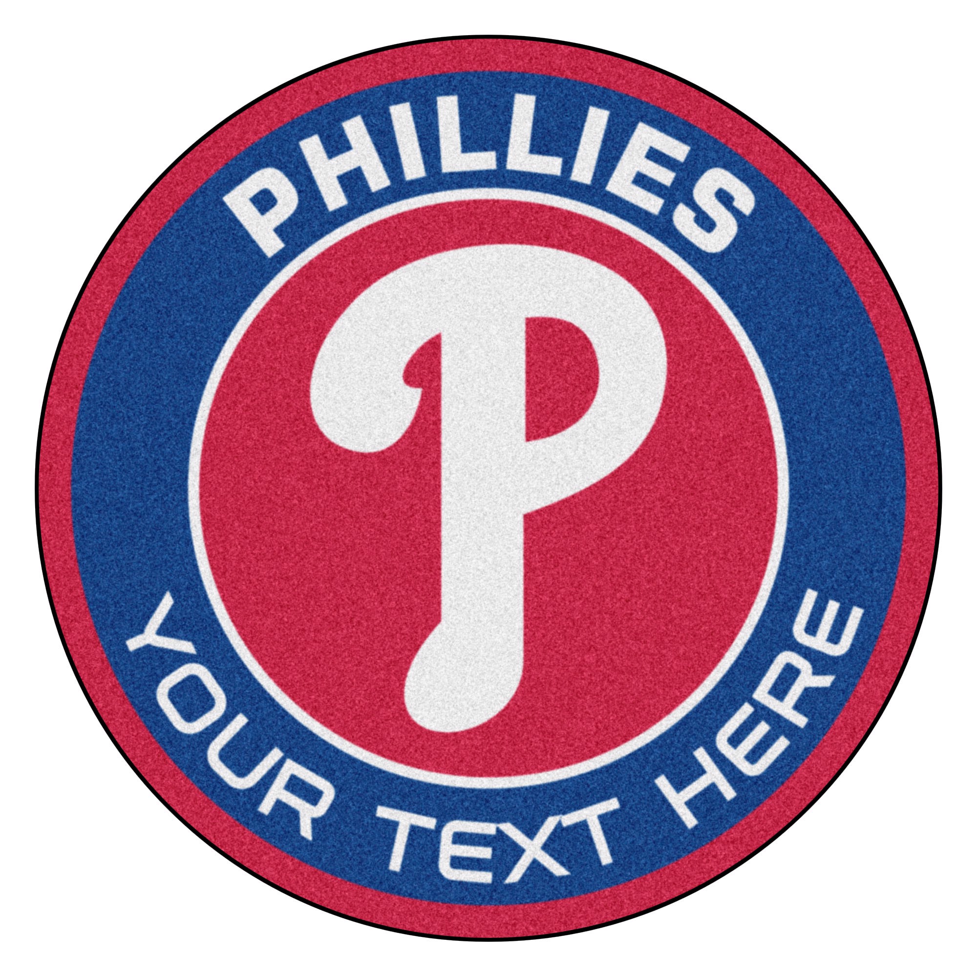 Fanmats | Philadelphia Phillies Personalized Roundel Mat