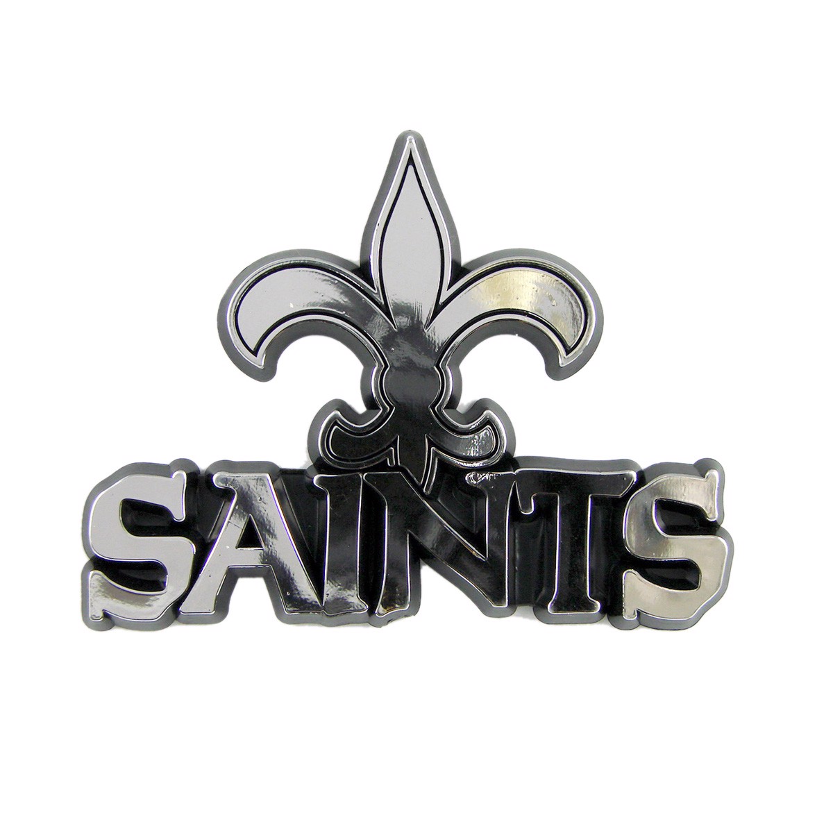 NFL Licensed New Orleans Saints Car Truck Grill Emblem Chrome Finish F3D14A