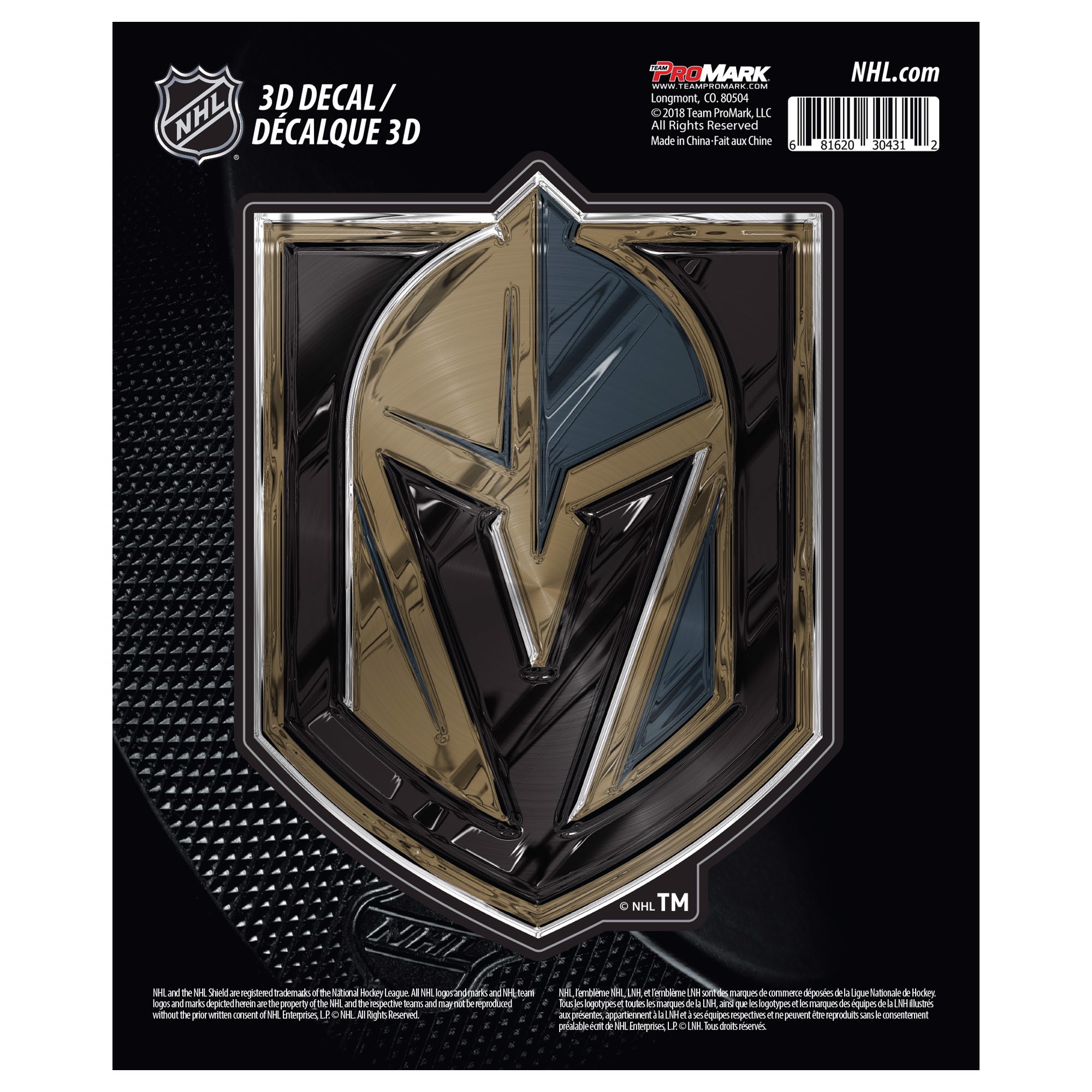 Vegas Golden Knights 2023 Stanley Cup Champions 5 Inch Die Cut Decal Sticker,  Flat Vinyl, Clear Adhesive Backing 