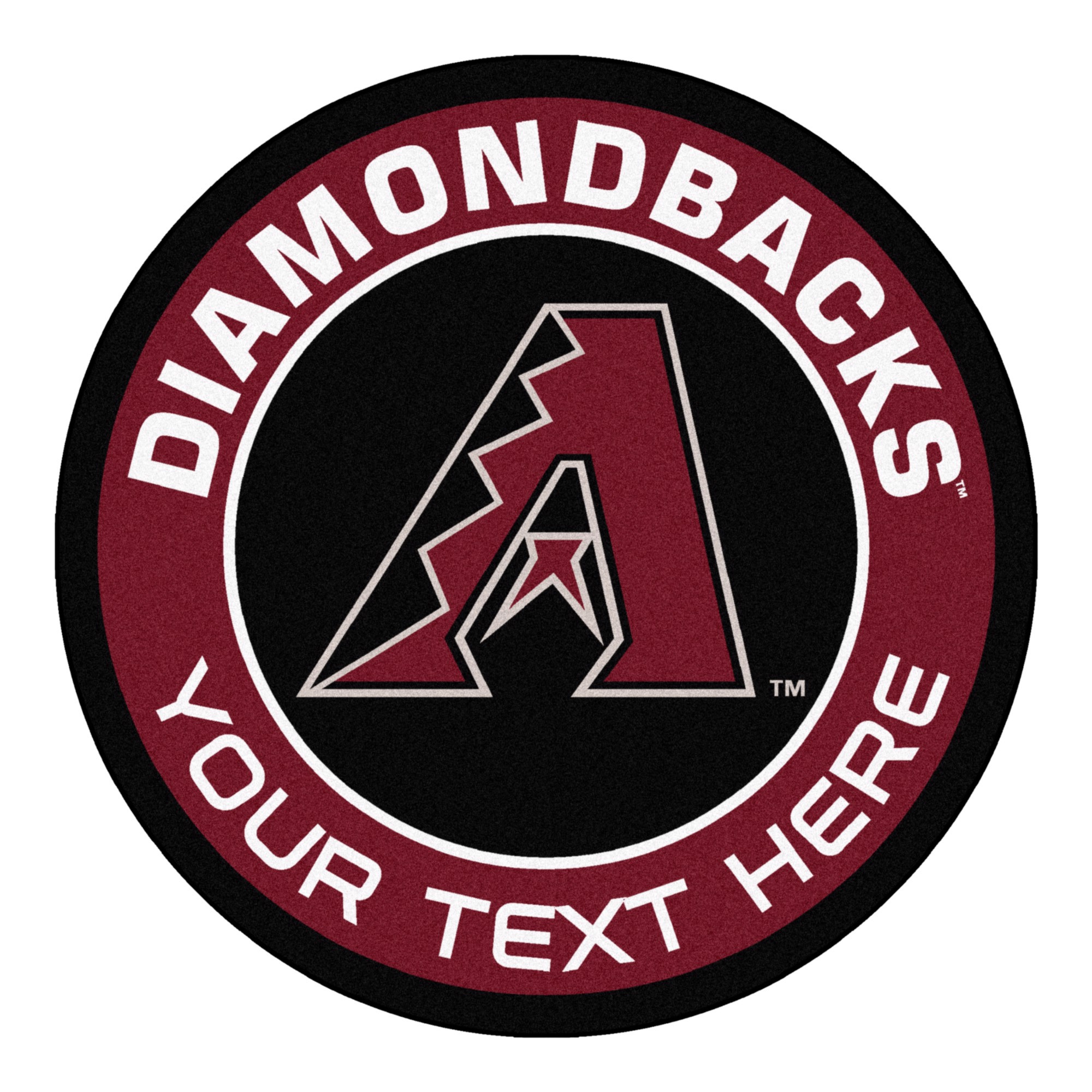 Fanmats | Arizona Diamondbacks Personalized Roundel Mat Rug