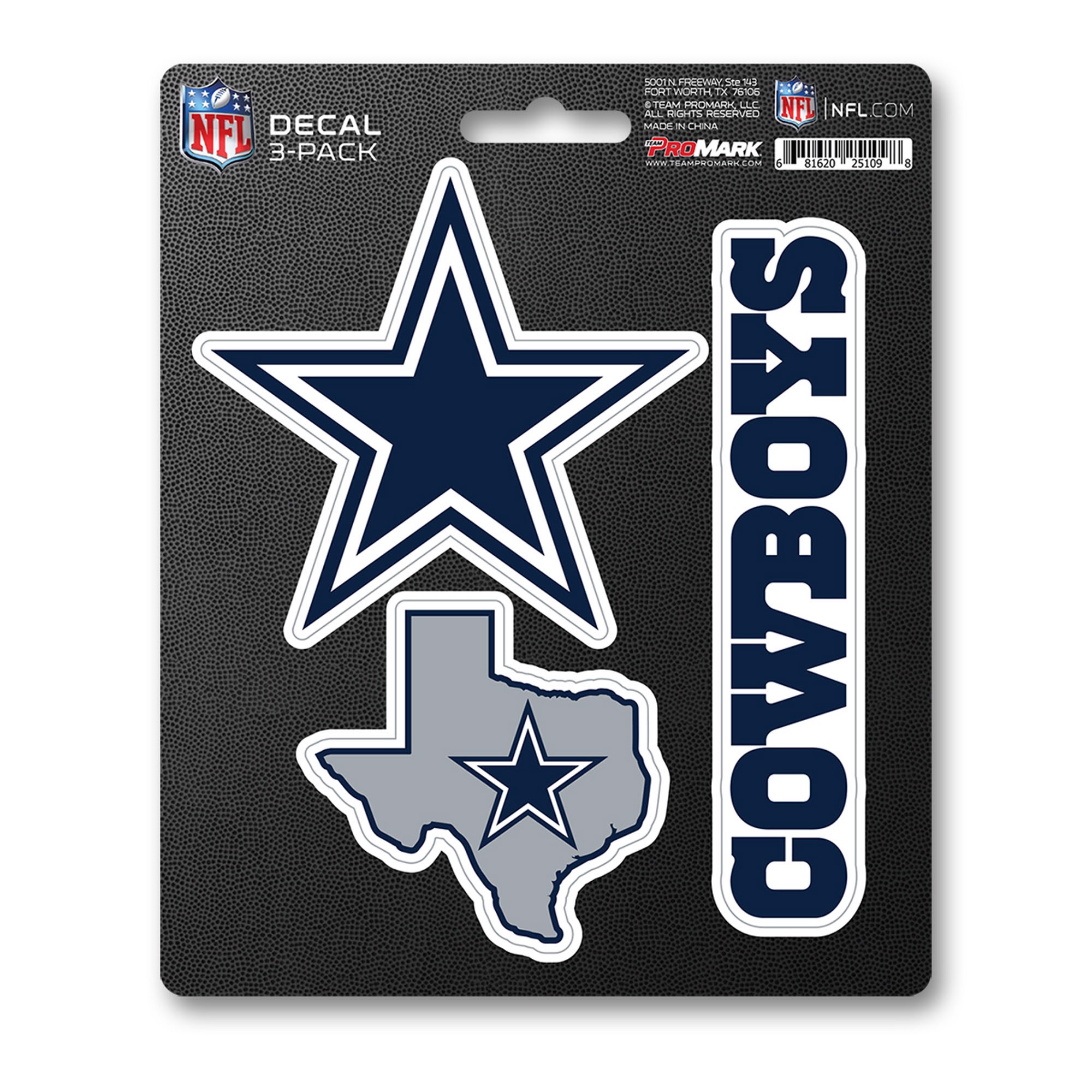 Fanmats | Dallas Cowboys Decal 3-pk