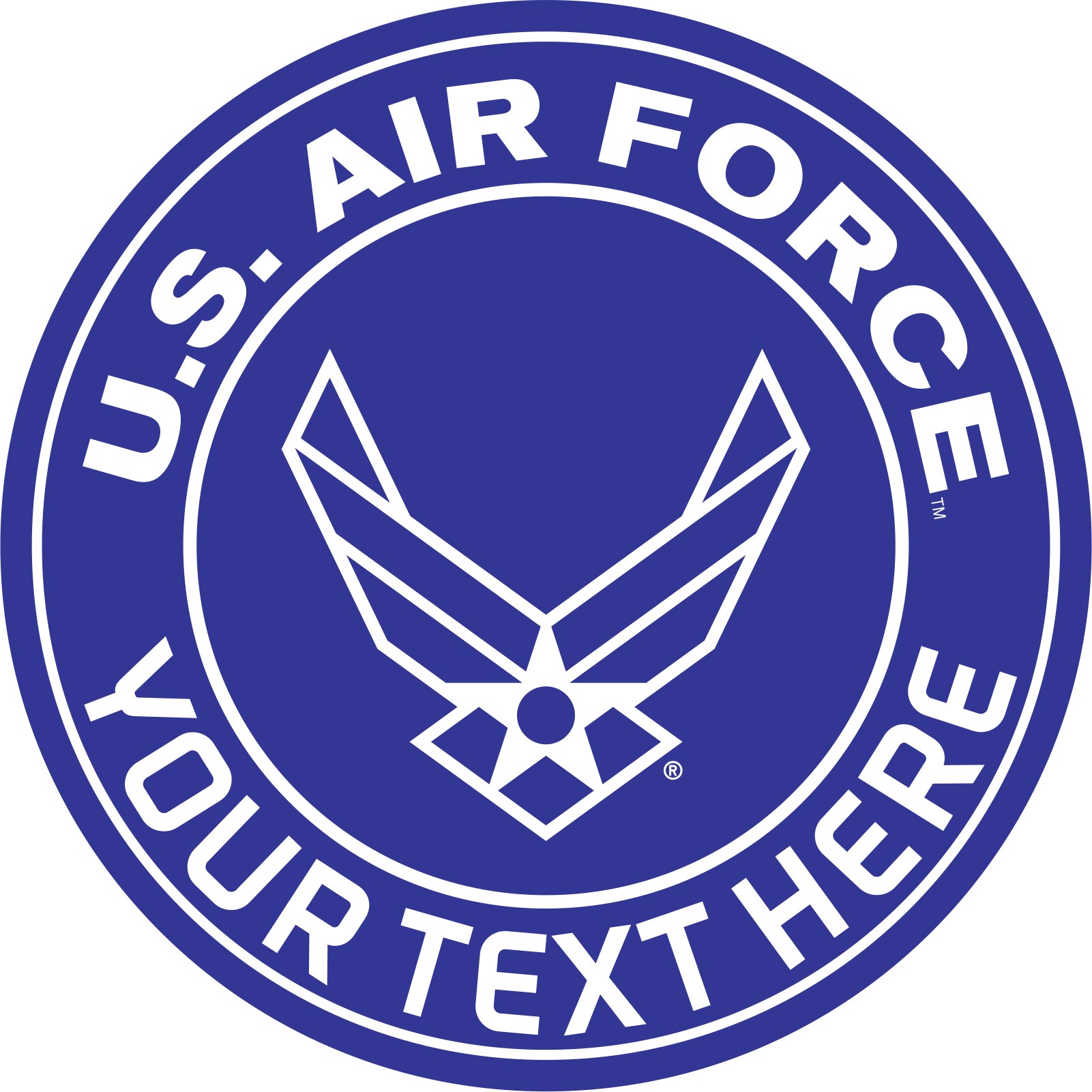 Fanmats | U.S. Air Force Personalized Roundel Mat