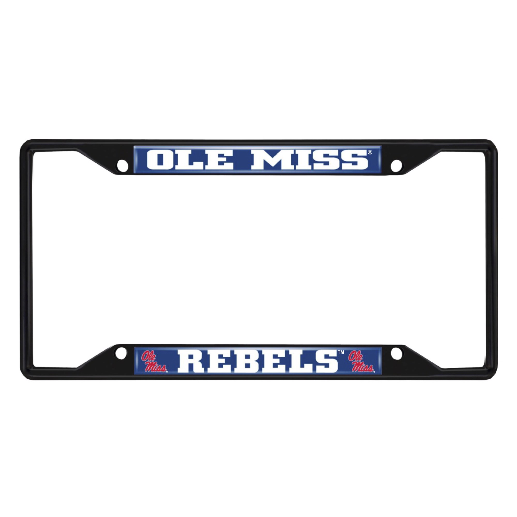 Fanmats | Ole Miss Rebels License Plate Frame - Black