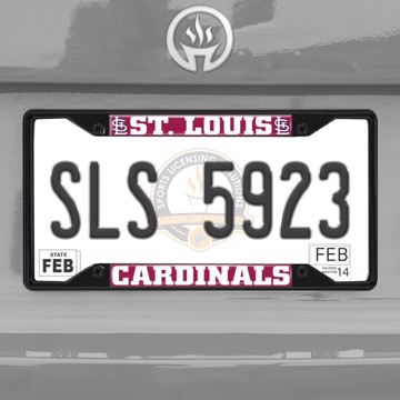 FANMATS 28666 St. Louis Cardinals 3D Chrome Metal Auto Emblem - STL Hat Logo