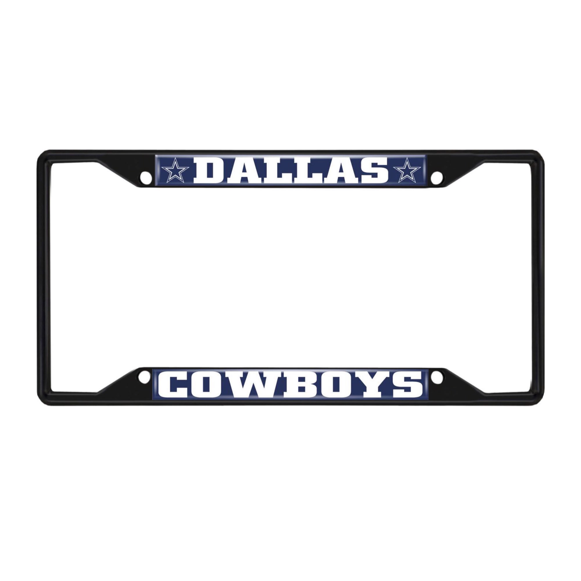 Fanmats | NFL - Dallas Cowboys License Plate Frame - Black