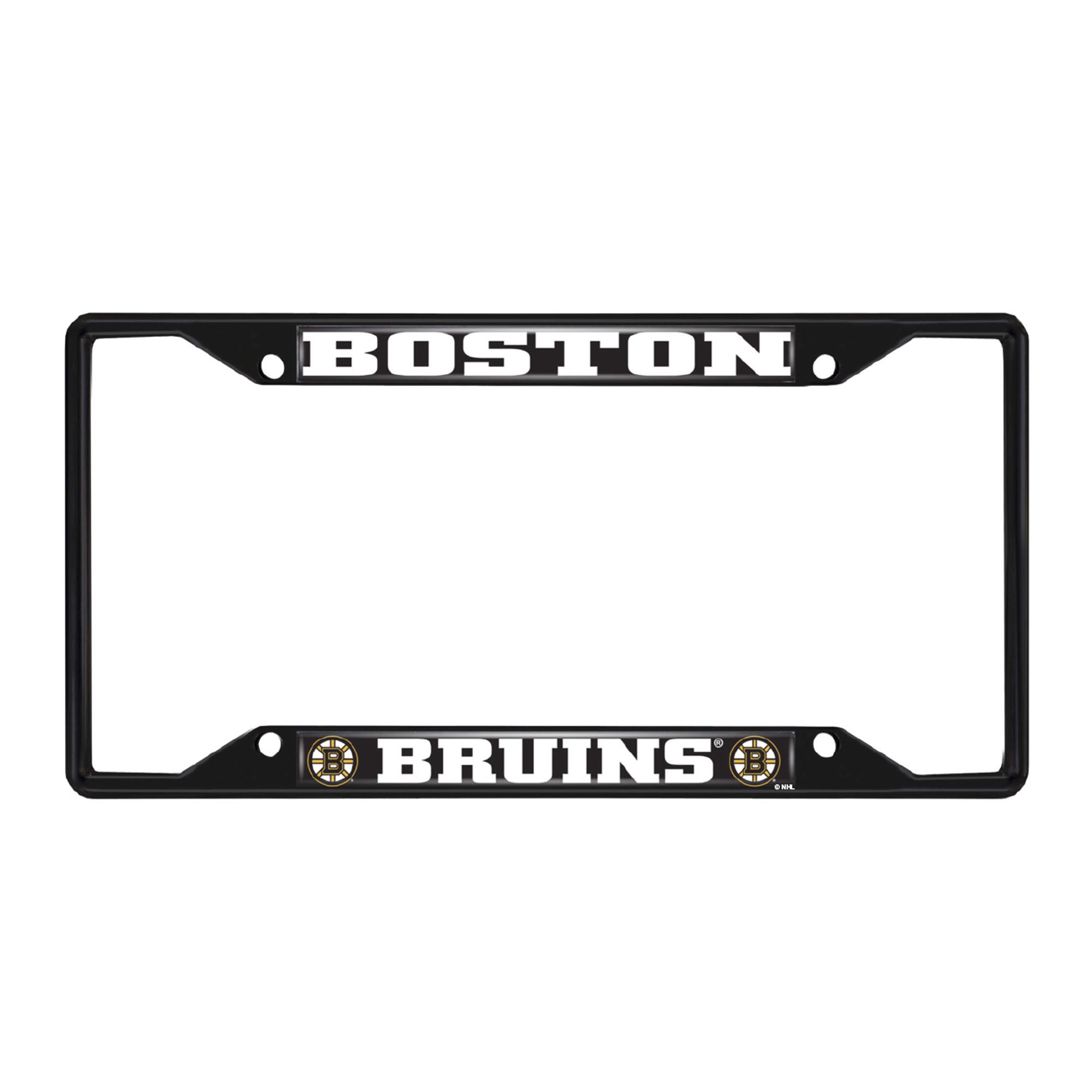 Fanmats | NHL - Boston Bruins License Plate Frame - Black