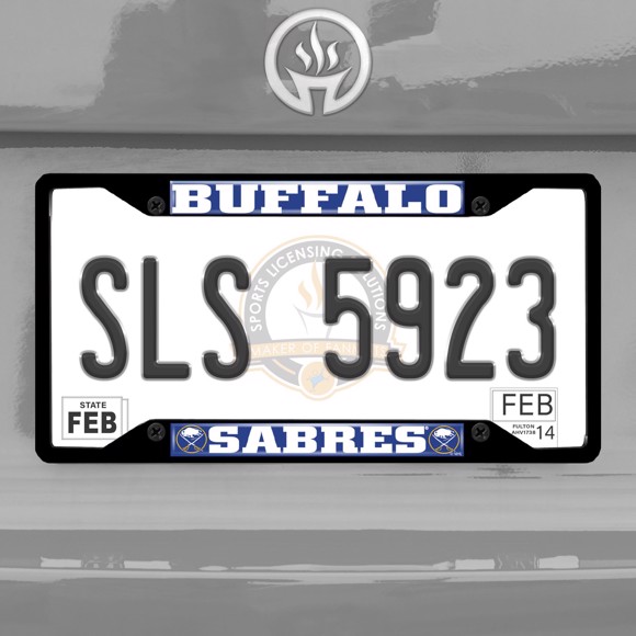 Picture of NHL - Buffalo Sabres License Plate Frame - Black