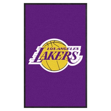 FANMATS NBA Multi-Colored 3 ft. x 3.5 ft. LA Lakers/Celtics House