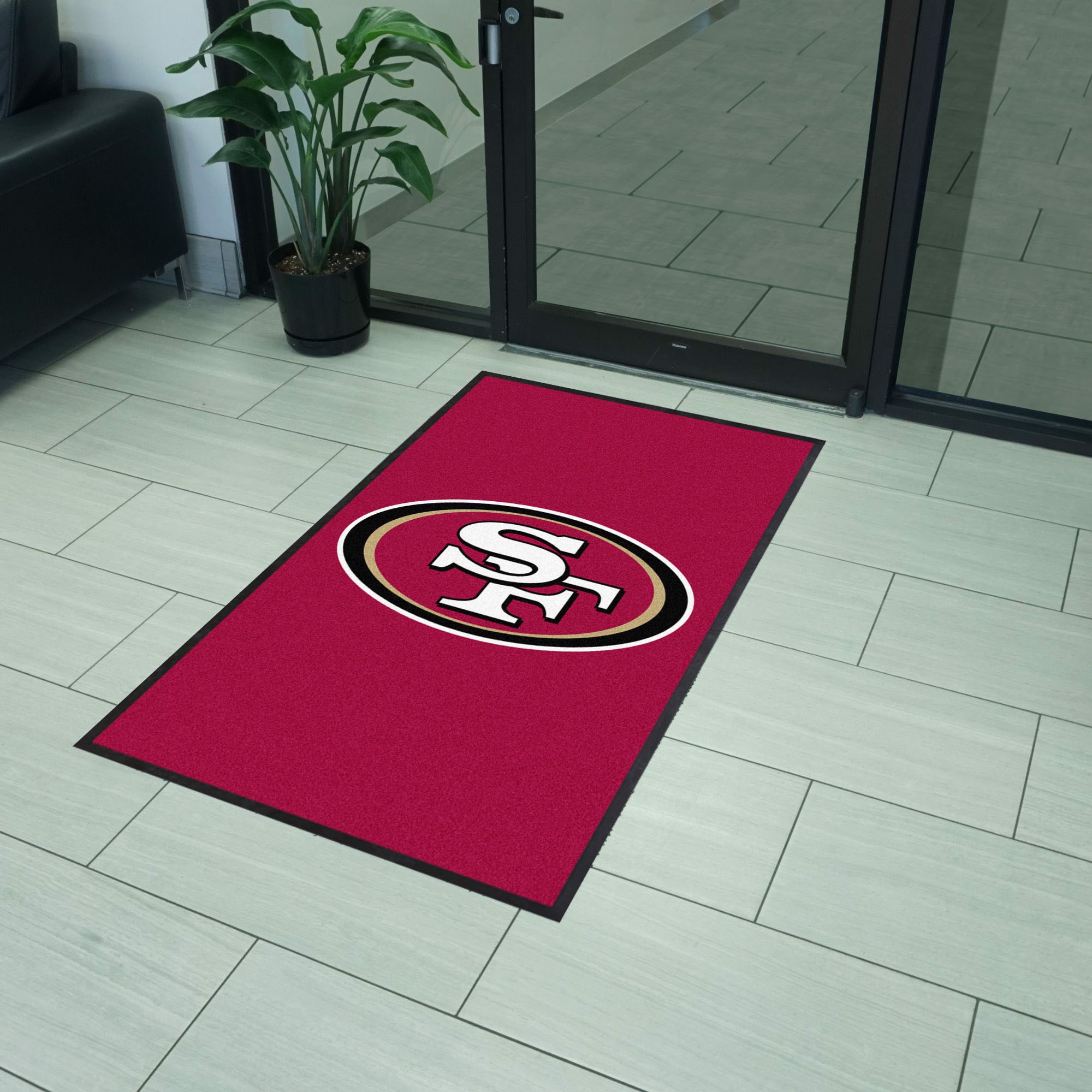 Fanmats | San Francisco 49ers 3X5 High-Traffic Mat with Durable Rubber ...