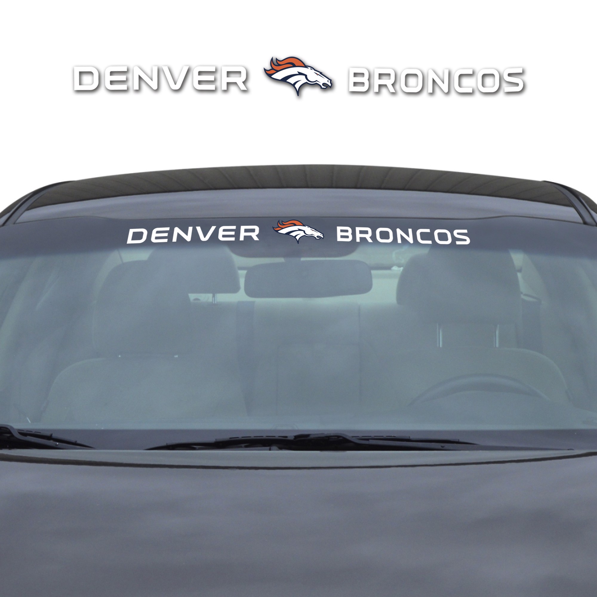 Fanmats Denver Broncos Windshield Decal 7178