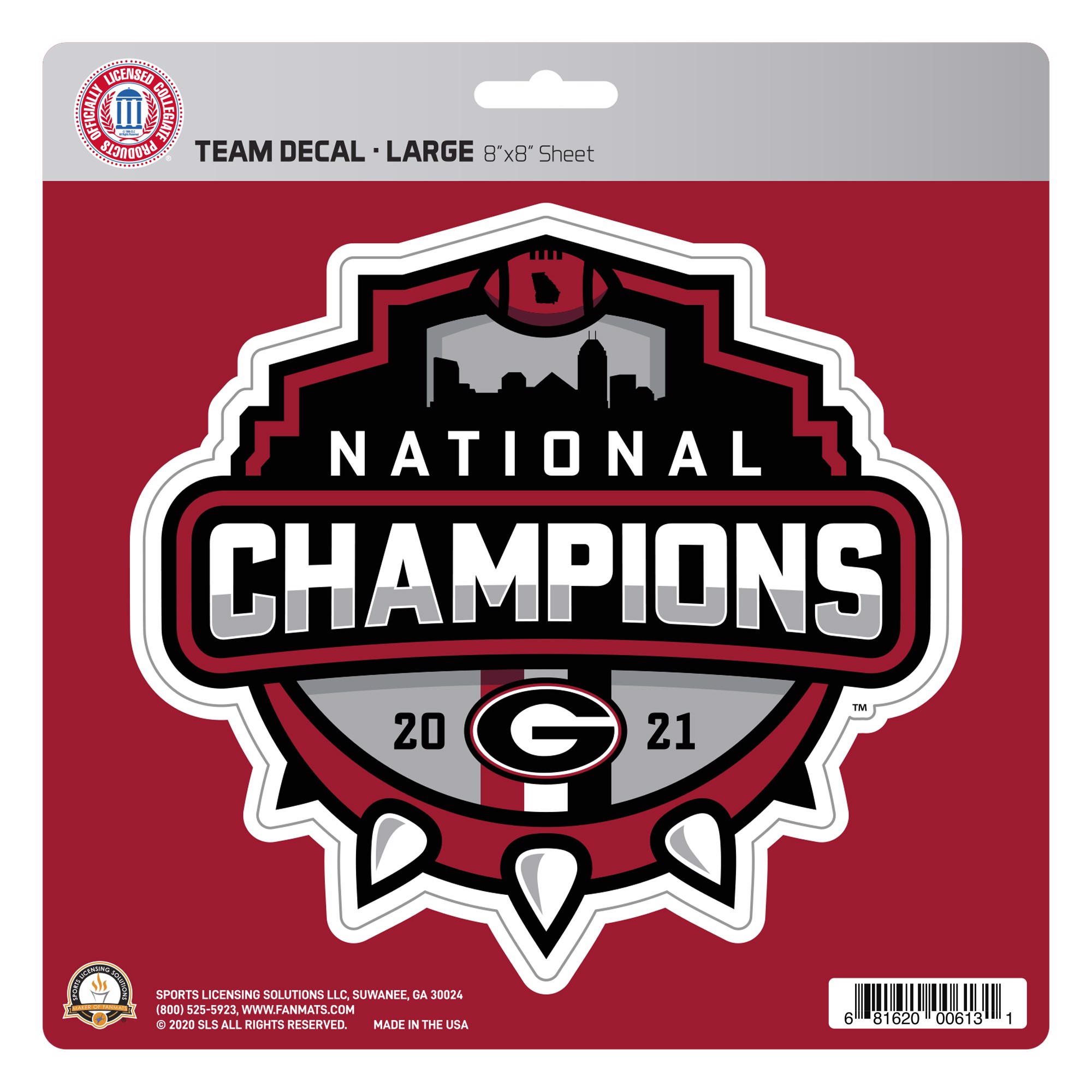 Fanmats Bulldogs 202122 National Champions Large Decal Sticker