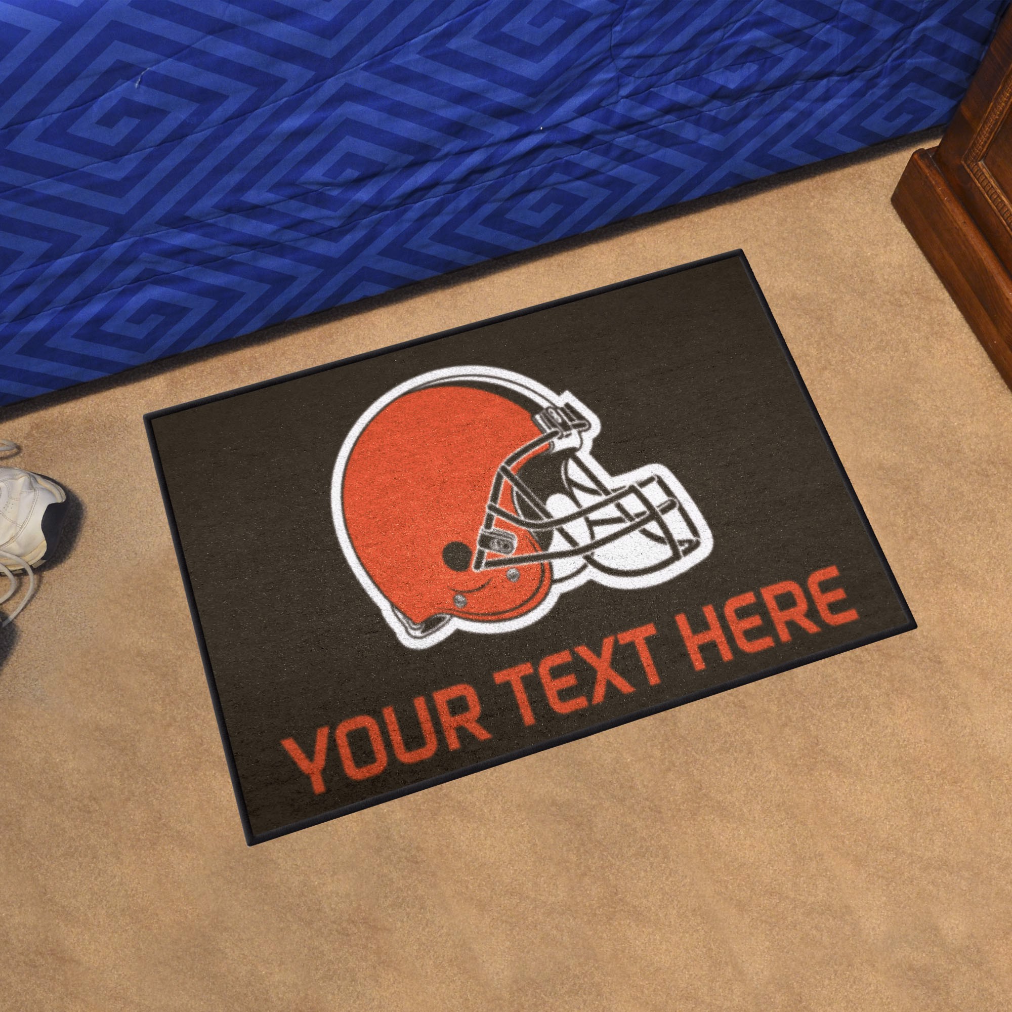 FANMATS Cleveland Browns 3 ft. x 6 ft. Football Field Runner Rug 7654 - The  Home Depot