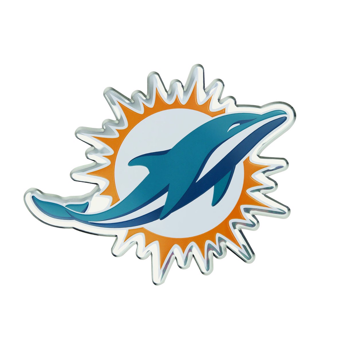 Fanmats | Miami Dolphins Embossed Color Emblem