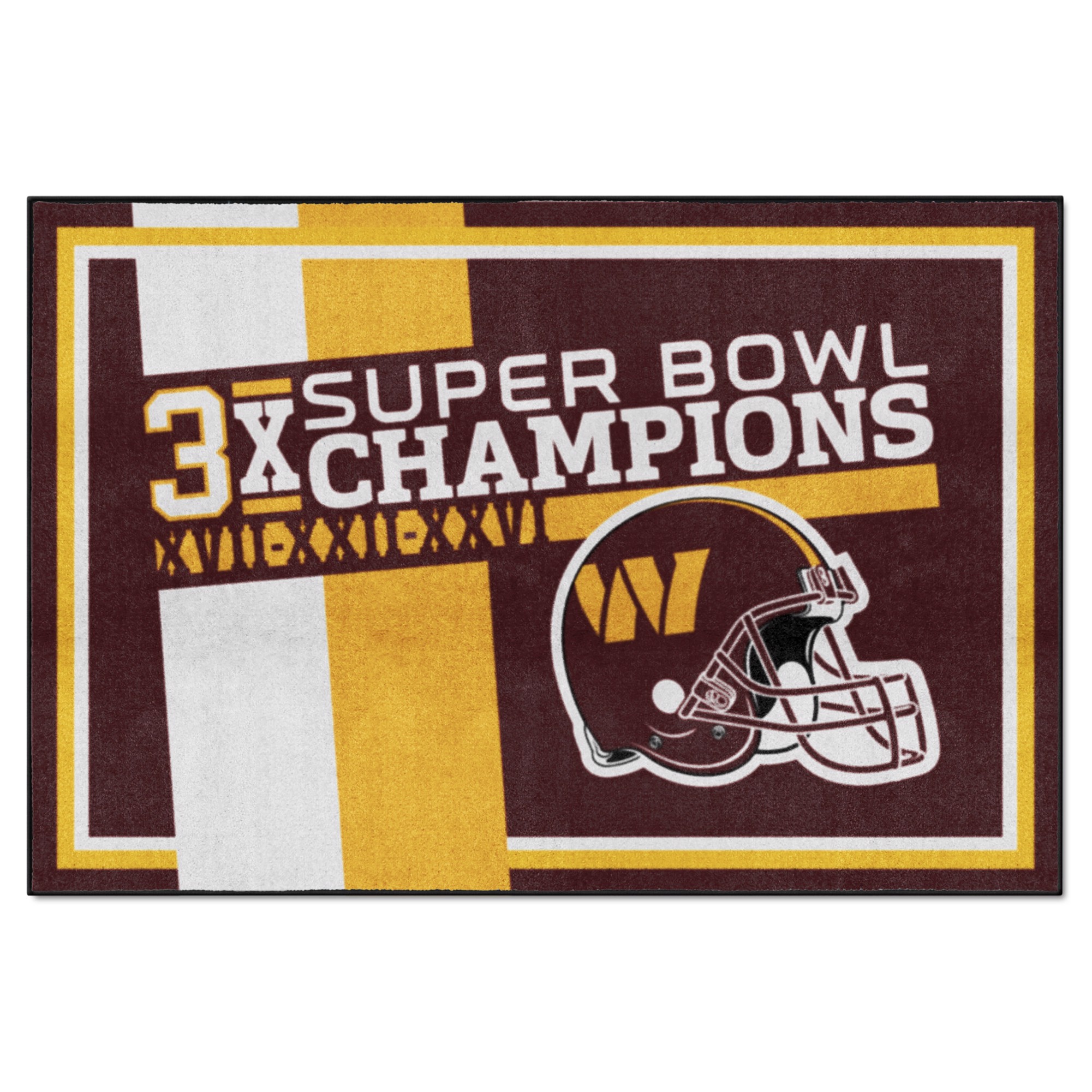 Washington Commanders Dynasty 5x8 Rug | Fanmats - Sports Licensing ...