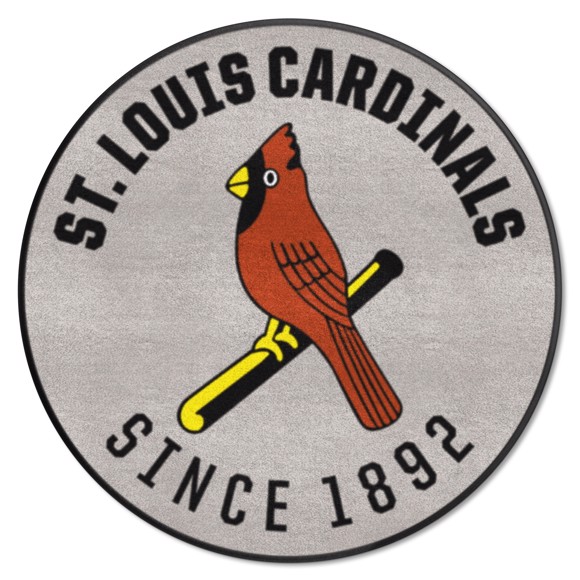 Fanmats Louisville Cardinals Baseball Rug - 27in. Diameter