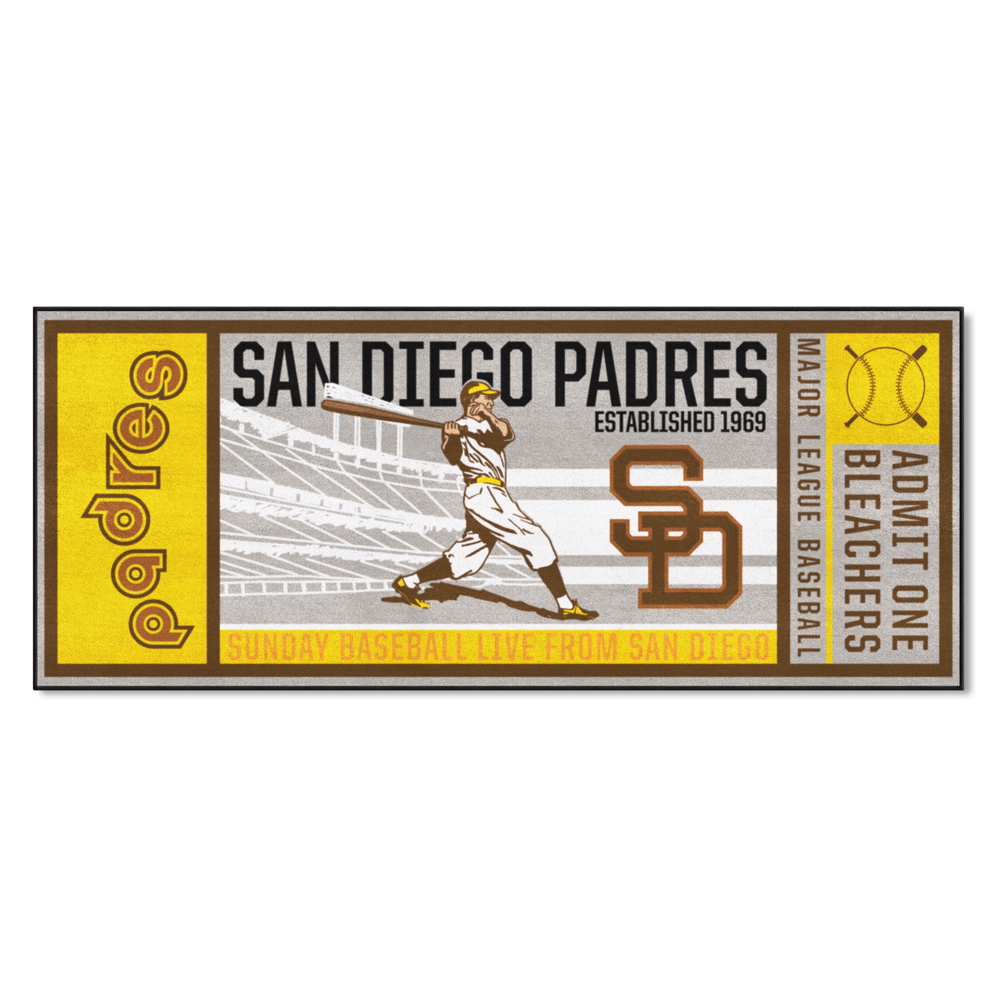Fanmats  San Diego Padres Emblem - Color