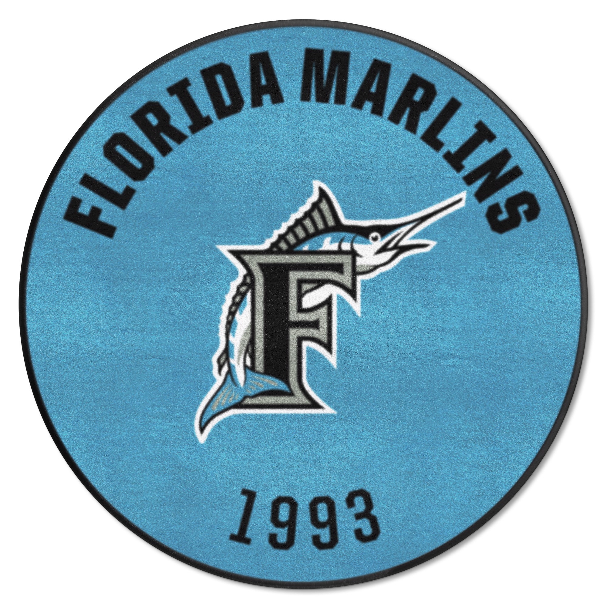 Fanmats  Florida Marlins Baseball Mat - Retro Collection
