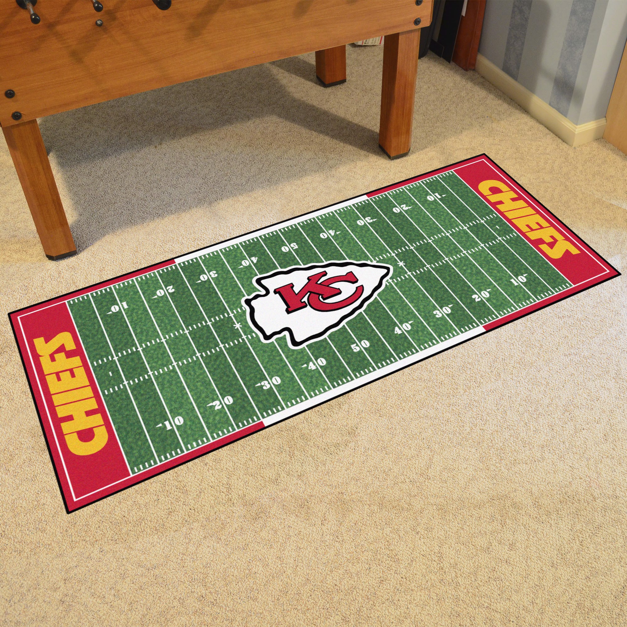 Fanmats | Kansas City Chiefs Football Field Runner