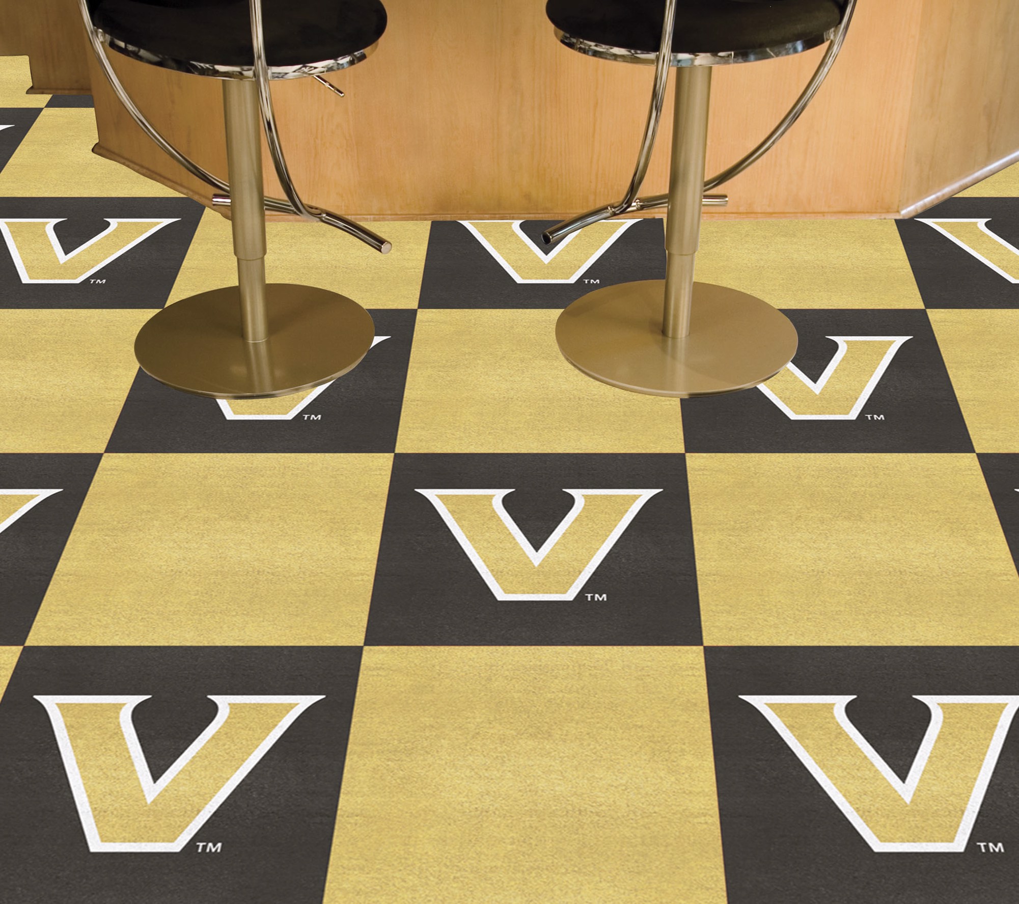 Fanmats | Vanderbilt Team Carpet Tiles