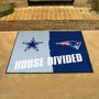 Picture of NFL House Divided - Cowboys / Patriots House Divided Mat