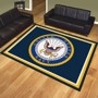 Picture of U.S. Navy 8X10 Plush Rug