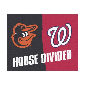 House Divided MLB Mat - White Sox / Cubs
