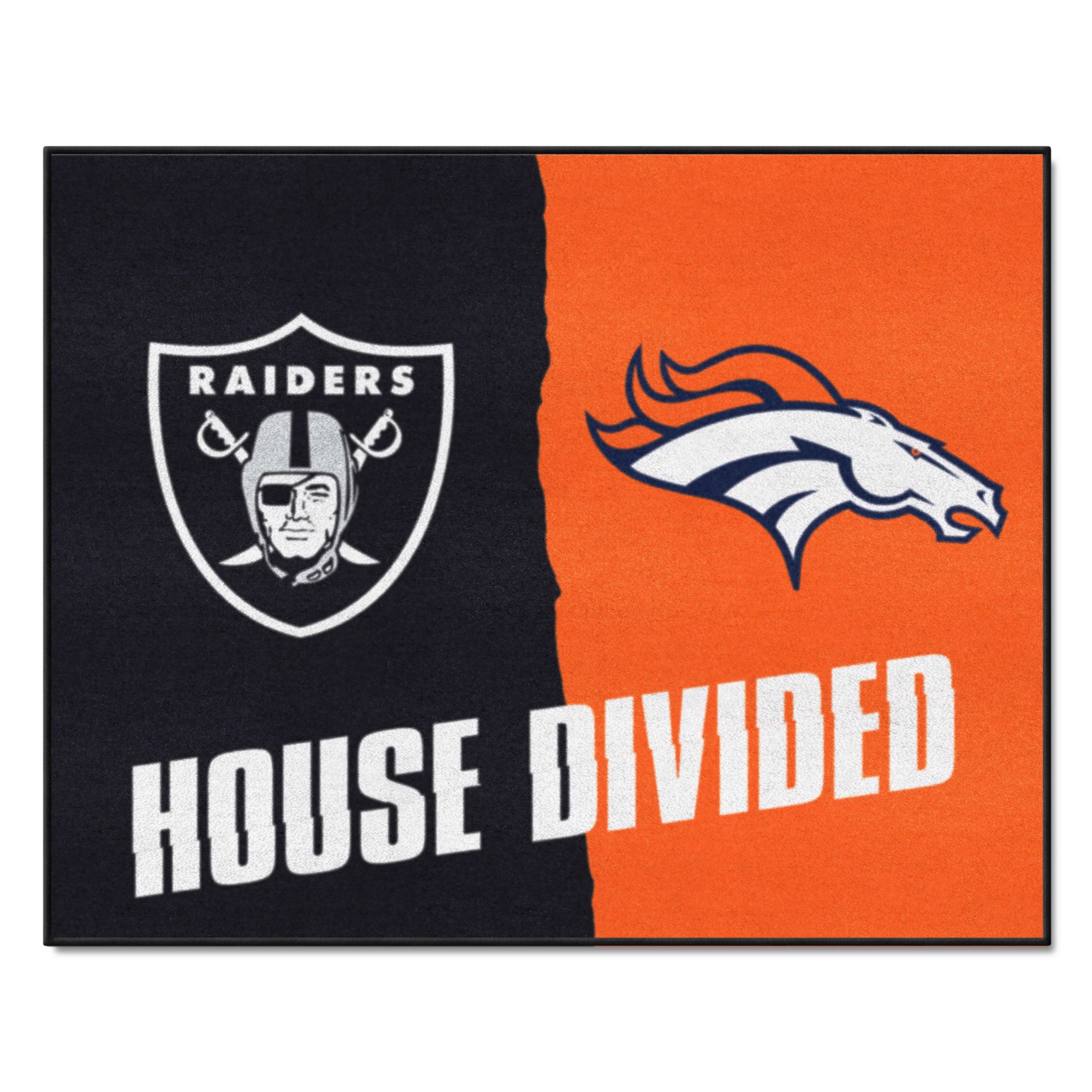 NFL House Divided 49ers-Raiders Mat